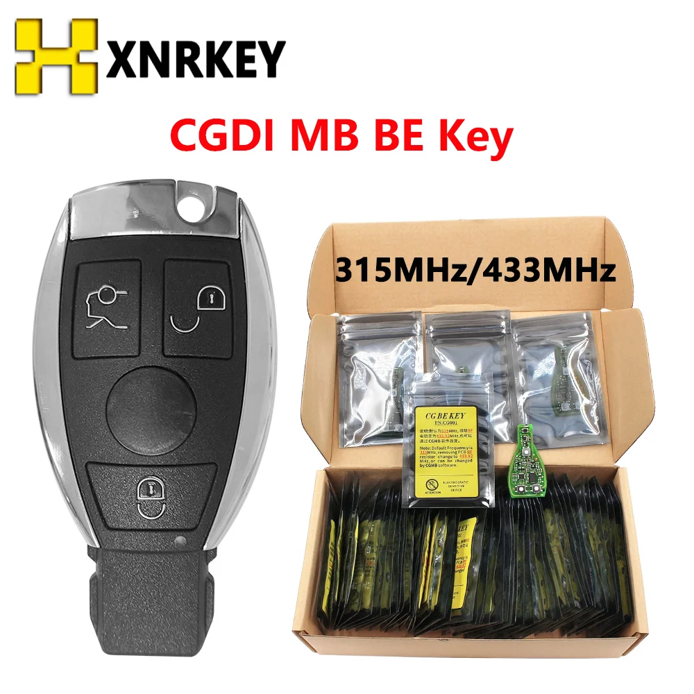XNRKEY Original CGDI MB BE Key for Mercedes Benz Work with CGDI MB Programmer Support All FBS3 and Automatic Recovery 315/433Mhz
XNRKEY Original CGDI MB BE Key for Mercedes Benz Work with CGDI MB Programmer Support All FBS3 and Automatic Recovery 315/433Mhz