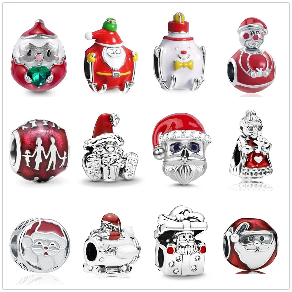 New 925 Sterling Silver Fit original Pandora diy Bead bracelet silver 925 Pandora DIY women jewelry Christmas santa charm gifts
New 925 Sterling Silver Fit original Pandora diy Bead bracelet silver 925 Pandora DIY women jewelry Christmas santa charm gifts
