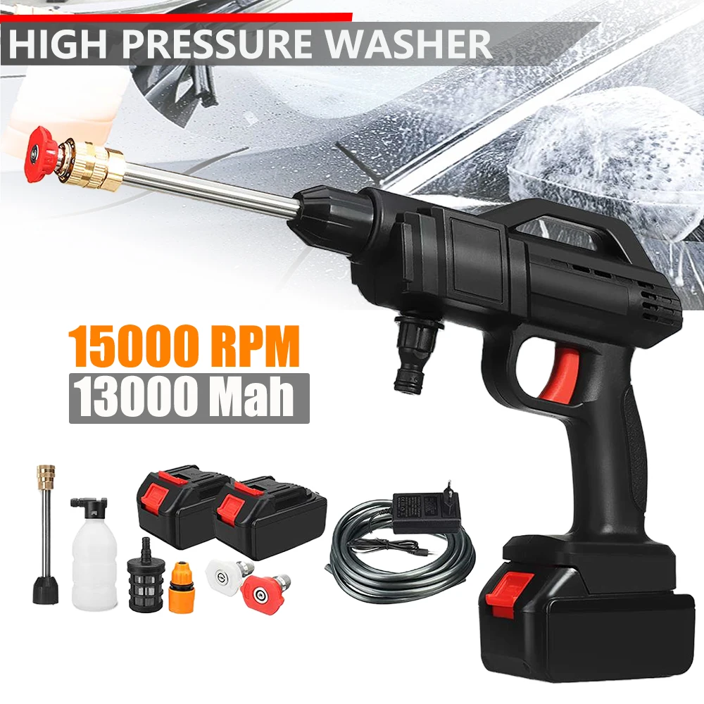 Wireless Car Washer 24V Lithium Battery Portable High Cleaning Water Gun Garden Sprayer High Pressure Water Pump
Wireless Car Washer 24V Lithium Battery Portable High Cleaning Water Gun Garden Sprayer High Pressure Water Pump