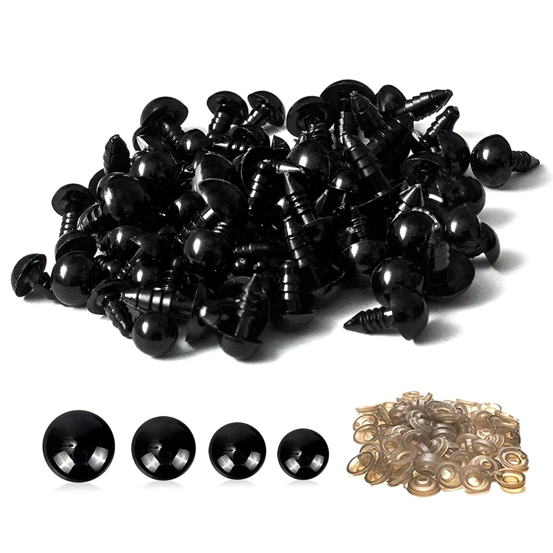 -Toybogo Plastic Safety Eyes With Washers - Stuffed Animal Eyes For DIY Craft, Plush Dolls And Teddy Bear, Amigurumi Kit
-Toybogo Plastic Safety Eyes With Washers - Stuffed Animal Eyes For DIY Craft, Plush Dolls And Teddy Bear, Amigurumi Kit