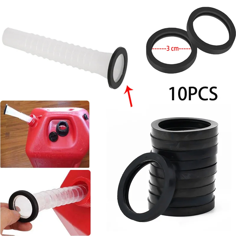10Pcs Can Seal Fuel Cans Rubber O-Ring Seal Ring Gasket Auto Parts Fuel Intake Assemblies Accessories Inner Diameter 3x0.5cm
10Pcs Can Seal Fuel Cans Rubber O-Ring Seal Ring Gasket Auto Parts Fuel Intake Assemblies Accessories Inner Diameter 3x0.5cm