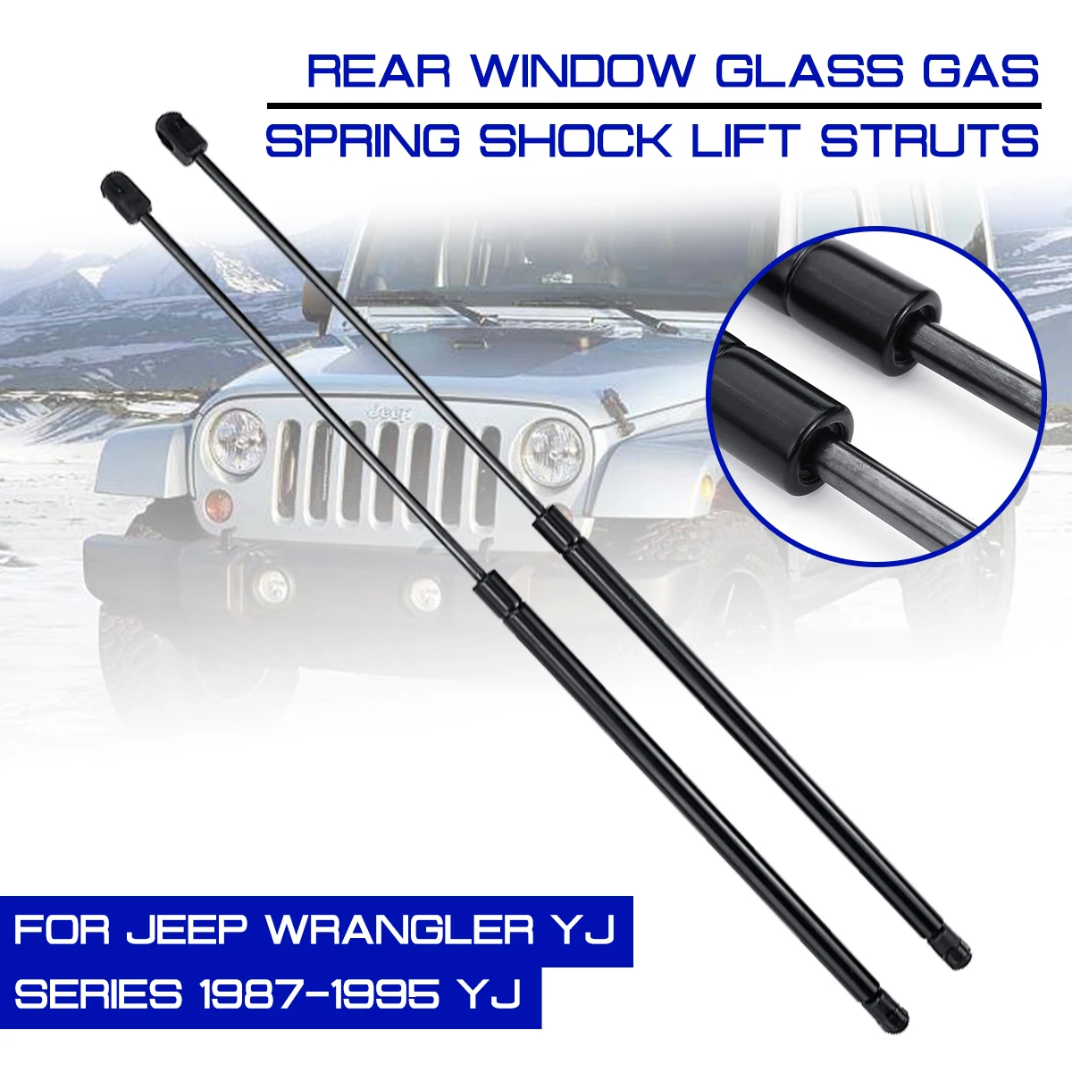 Car Interior 644MM Rear Window Glass Gas Spring Shock Lift Struts Support Rod Arm Bar For Jeep Wrangler YJ Series 1987-1995 YJ
Car Interior 644MM Rear Window Glass Gas Spring Shock Lift Struts Support Rod Arm Bar For Jeep Wrangler YJ Series 1987-1995 YJ