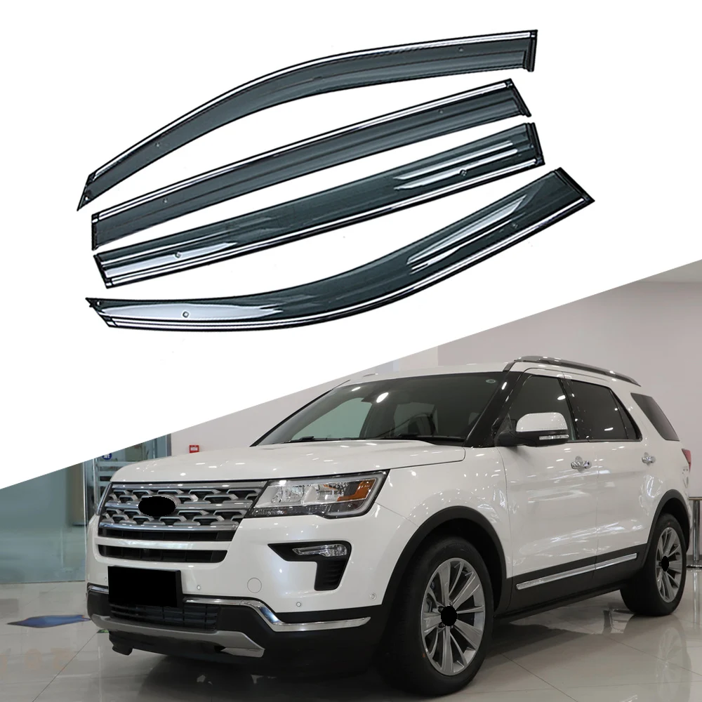 For FORD Explorer U502 2011-2019 Car Window Sun Rain Shade Visors Shield Shelter Protector Cover Trim Frame Sticker Accessories
For FORD Explorer U502 2011-2019 Car Window Sun Rain Shade Visors Shield Shelter Protector Cover Trim Frame Sticker Accessories