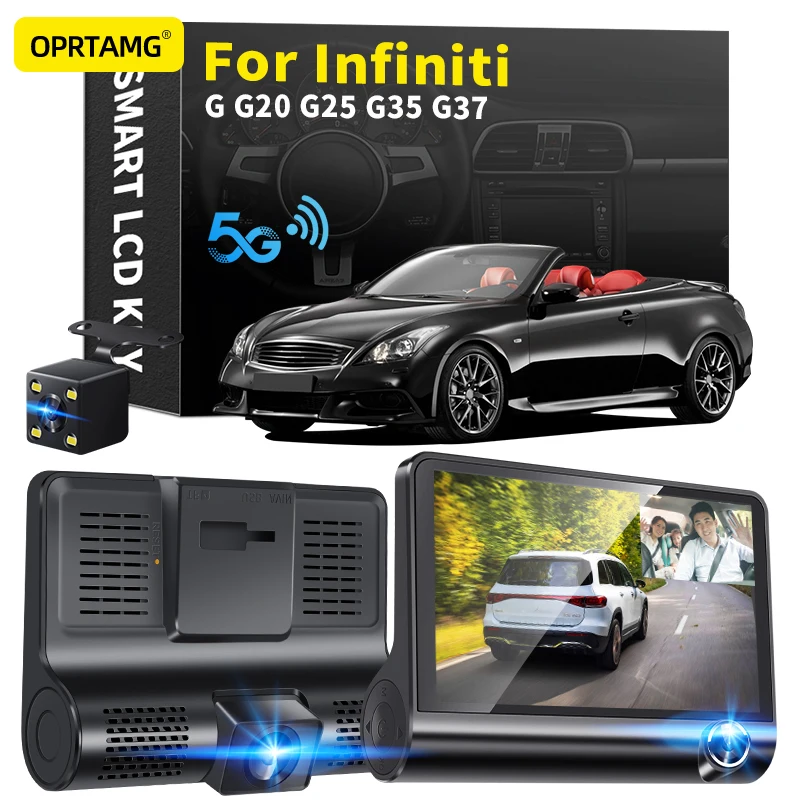 OPRTAMG Dash Cam 540C6 Car DVR 3 Cameras Lens 4.0 Inch 1080P dashcam For Infiniti G G20 G25 G35 G37 1994-2019 2020 2021 2022
OPRTAMG Dash Cam 540C6 Car DVR 3 Cameras Lens 4.0 Inch 1080P dashcam For Infiniti G G20 G25 G35 G37 1994-2019 2020 2021 2022