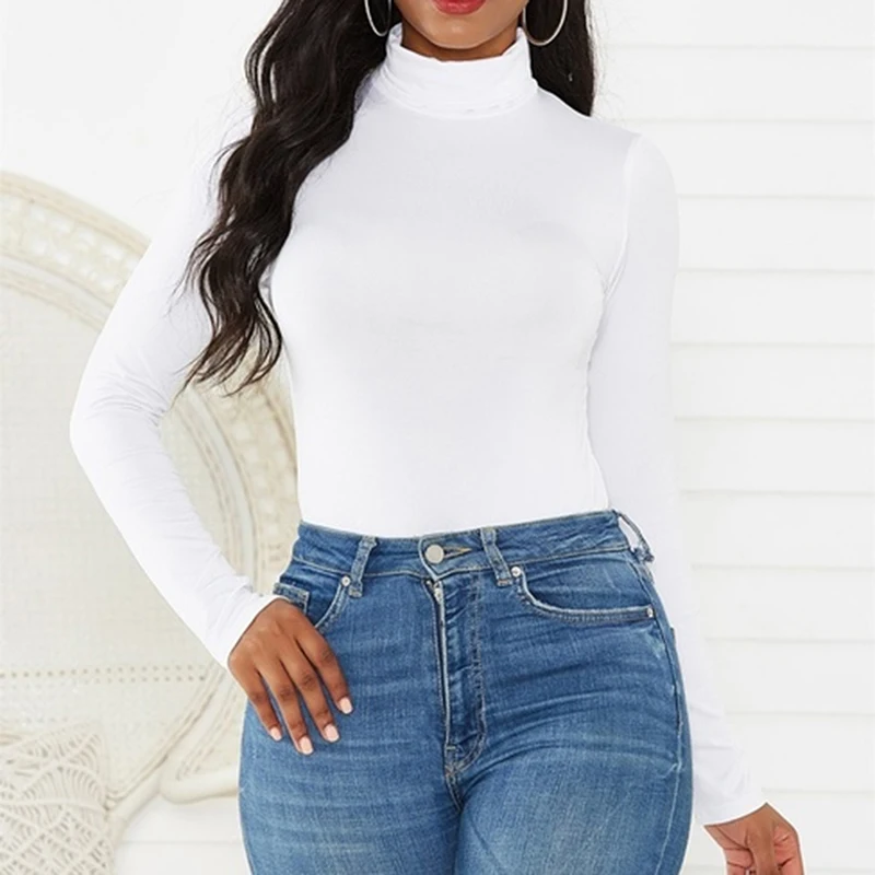 Turtleneck Jumpsuit long-sleeved Ladies Fashion Sexy Basic Solid Color Slim three-dimensional Casual Jumpsuit
Turtleneck Jumpsuit long-sleeved Ladies Fashion Sexy Basic Solid Color Slim three-dimensional Casual Jumpsuit