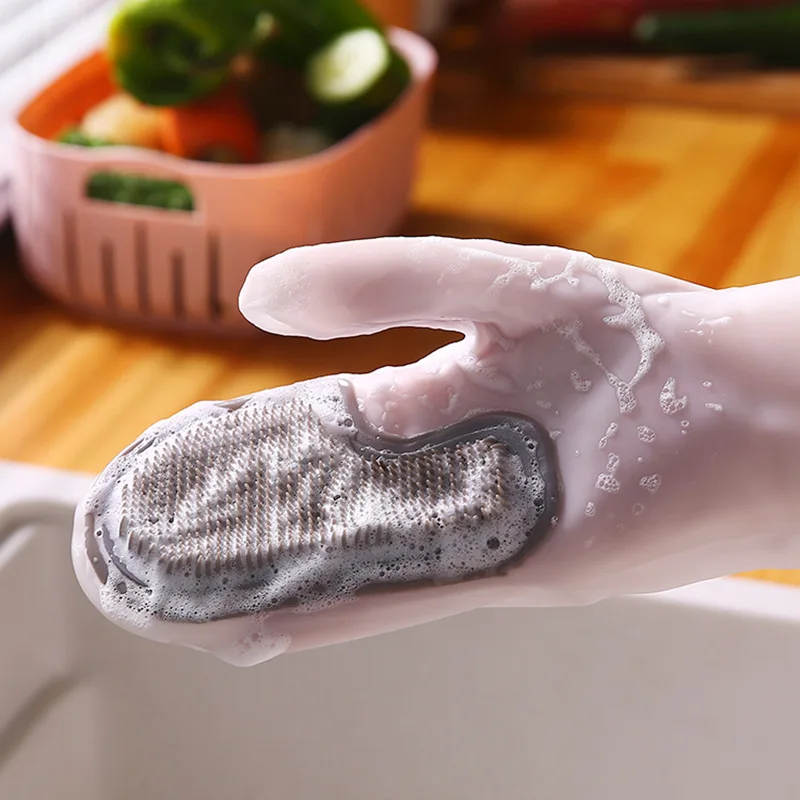Household magic brush, dish washing gloves, silicone soft brush, kitchen cleaning, decontamination, durability, pot brushing, ru
Household magic brush, dish washing gloves, silicone soft brush, kitchen cleaning, decontamination, durability, pot brushing, ru