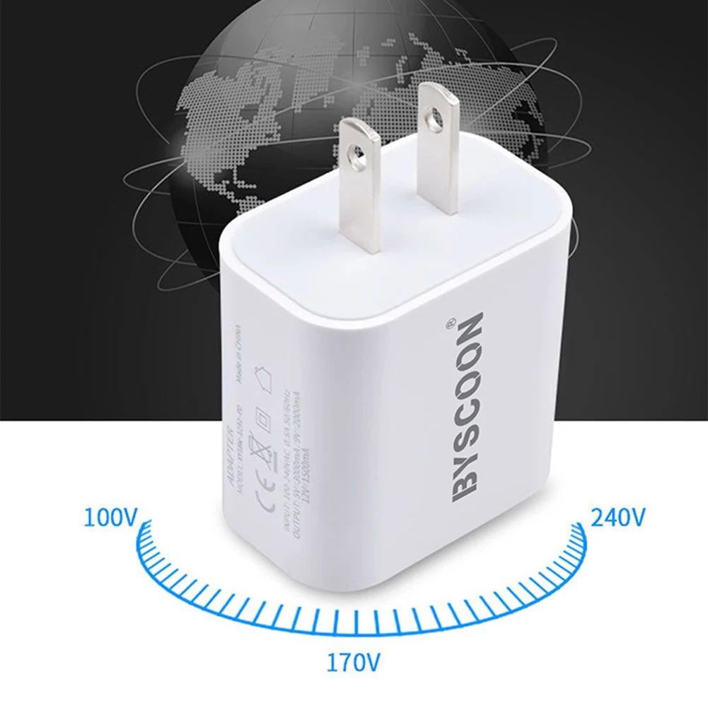 Сетевой адаптер Byscoon PD 20 Вт USB Type-C 9 в а | Мобильные телефоны и аксессуары