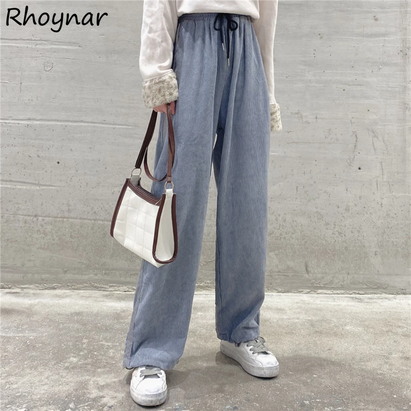 Autumn Pants Women High Waist Drawstring Leisure Female Trousers Korean Style Pockets Design Stylish Spring Simple Pantalones
Autumn Pants Women High Waist Drawstring Leisure Female Trousers Korean Style Pockets Design Stylish Spring Simple Pantalones