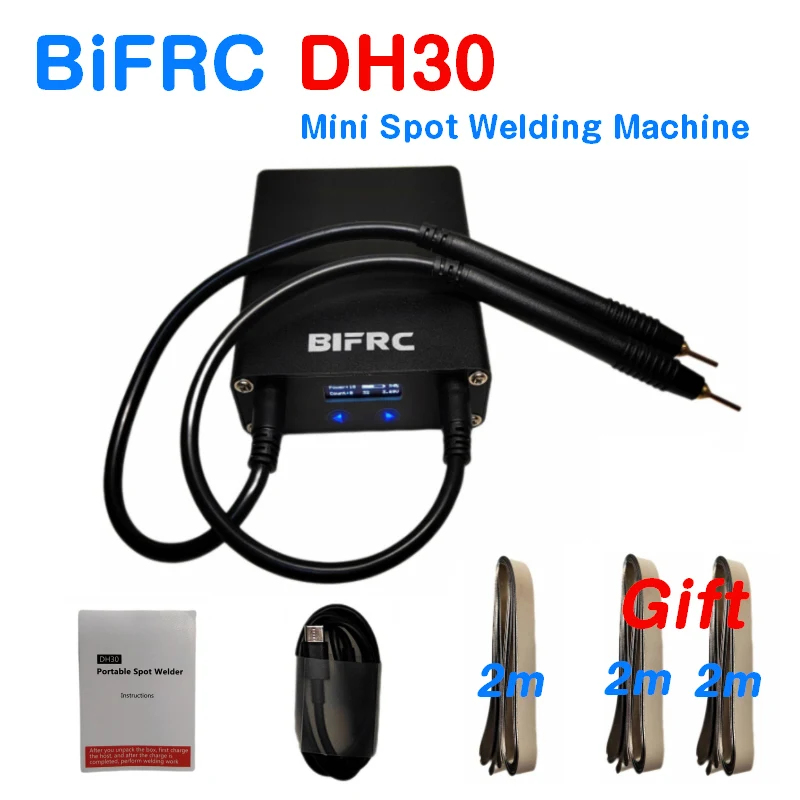 BIFRC Spot Welder DH30 Mini Spot Welding Machine With Quick Release Pen Nickel Plate For 18650 Battery Welde
BIFRC Spot Welder DH30 Mini Spot Welding Machine With Quick Release Pen Nickel Plate For 18650 Battery Welde