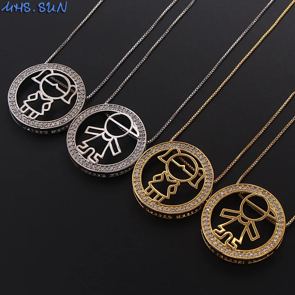 SUNSLL Simple Brief Hollow Little Girls/Boys Pendant Link Chain Copper Necklace Jewelry For Women Men Daily Life Gift 1PC
SUNSLL Simple Brief Hollow Little Girls/Boys Pendant Link Chain Copper Necklace Jewelry For Women Men Daily Life Gift 1PC