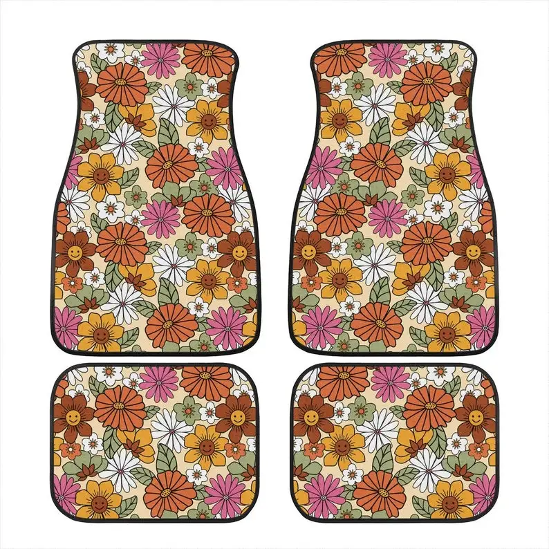 Flower Power Car Floor Mats, Hippie Car Mat, Car Accessories For Women, Stoner Gifts, Retro Car Accessories, Interior Car Decor, 
Flower Power Car Floor Mats, Hippie Car Mat, Car Accessories For Women, Stoner Gifts, Retro Car Accessories, Interior Car Decor,