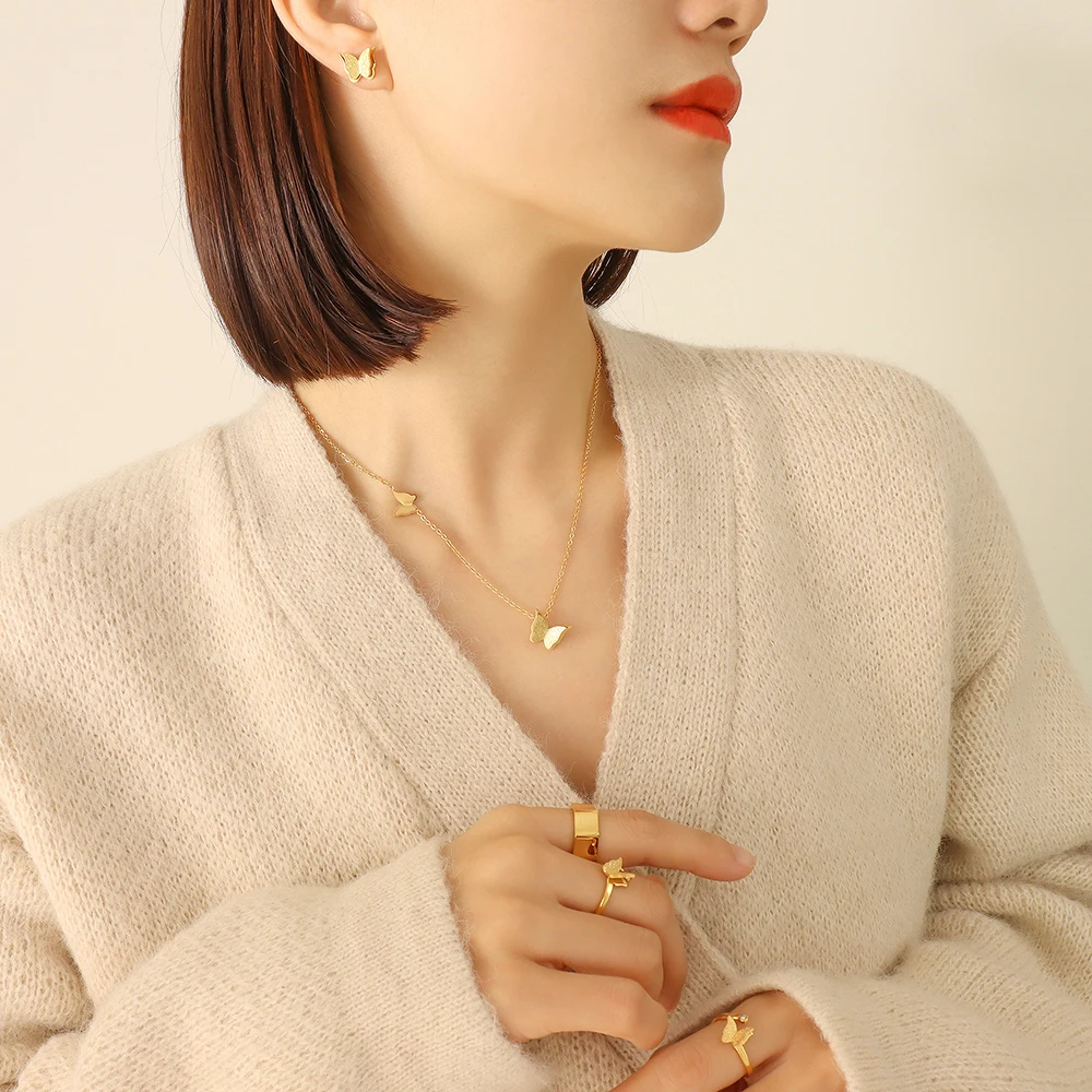 Luxury and Fashion concise Style butterfly jewelry sets for women Casual/Sporty Party
Luxury and Fashion concise Style butterfly jewelry sets for women Casual/Sporty Party