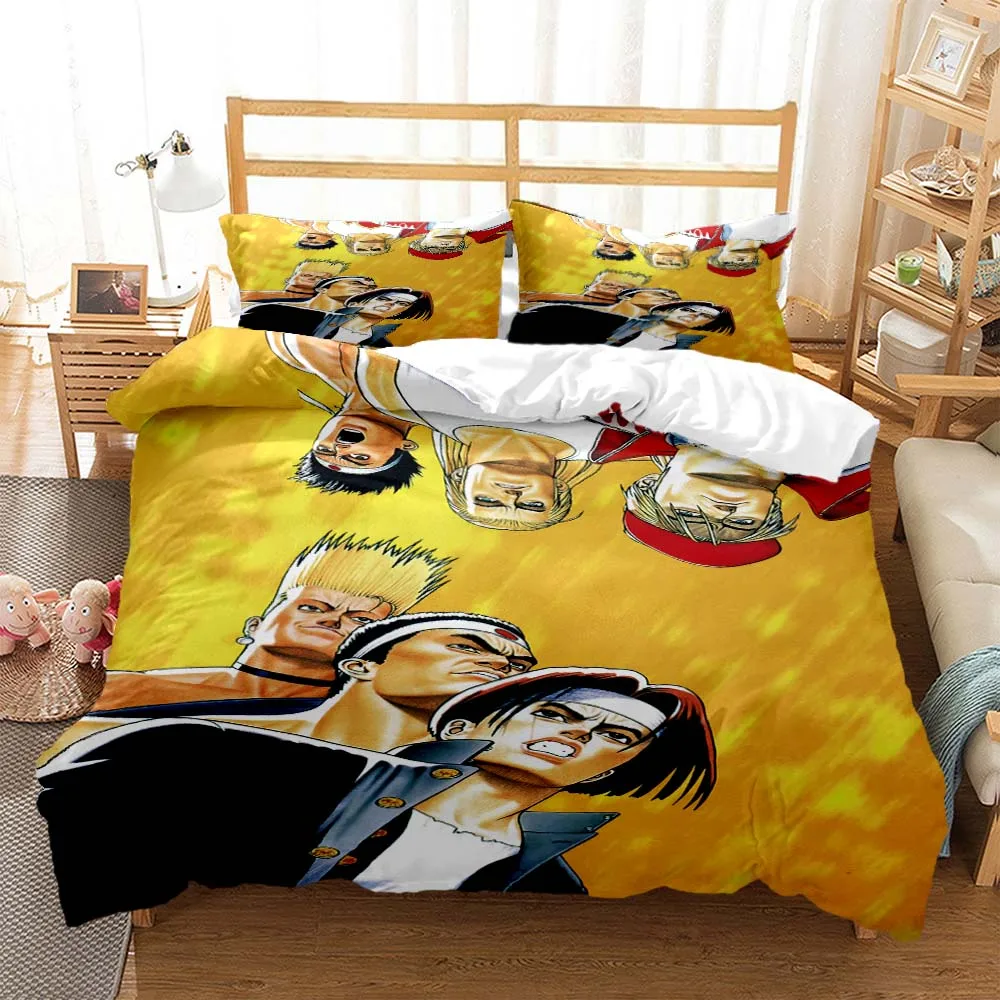 The King Of Fighters Digital Print Polyester Bedding Sets Child Kids Covers Boys Bed Linen Set for Teens bedding set
The King Of Fighters Digital Print Polyester Bedding Sets Child Kids Covers Boys Bed Linen Set for Teens bedding set