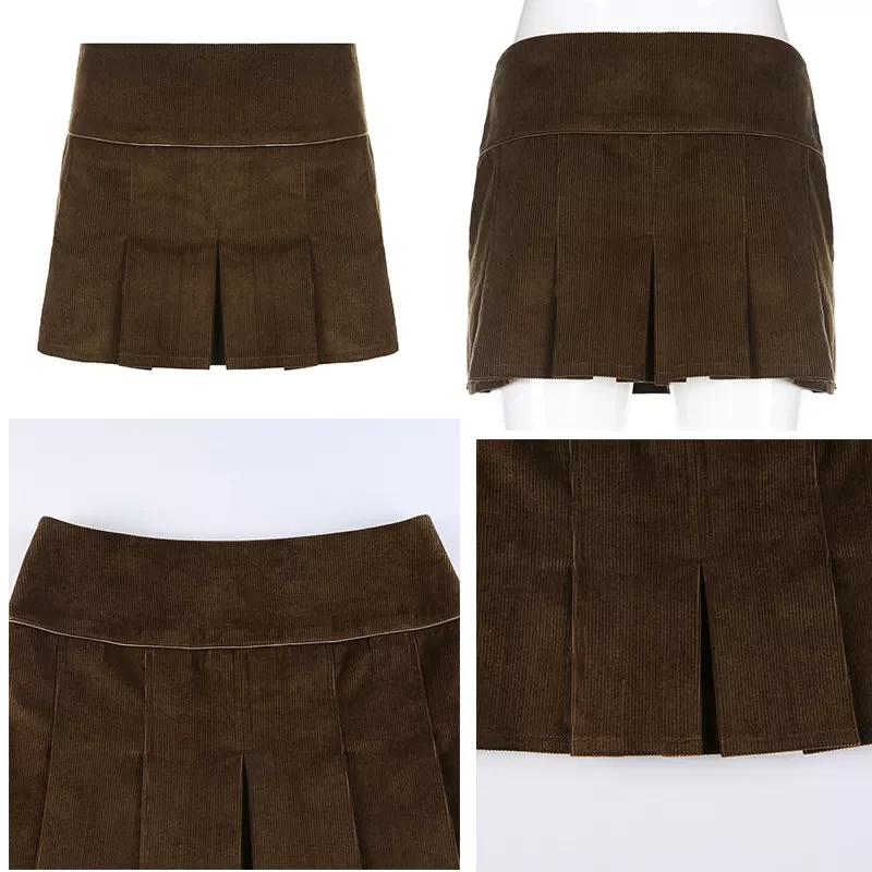 New2022 y2k Cordroy Pleated Skirts Women Vintage Brown Mini Skirts Prepply Casual Harajuku Korean Skirts Basic Sporty Clothes
New2022 y2k Cordroy Pleated Skirts Women Vintage Brown Mini Skirts Prepply Casual Harajuku Korean Skirts Basic Sporty Clothes