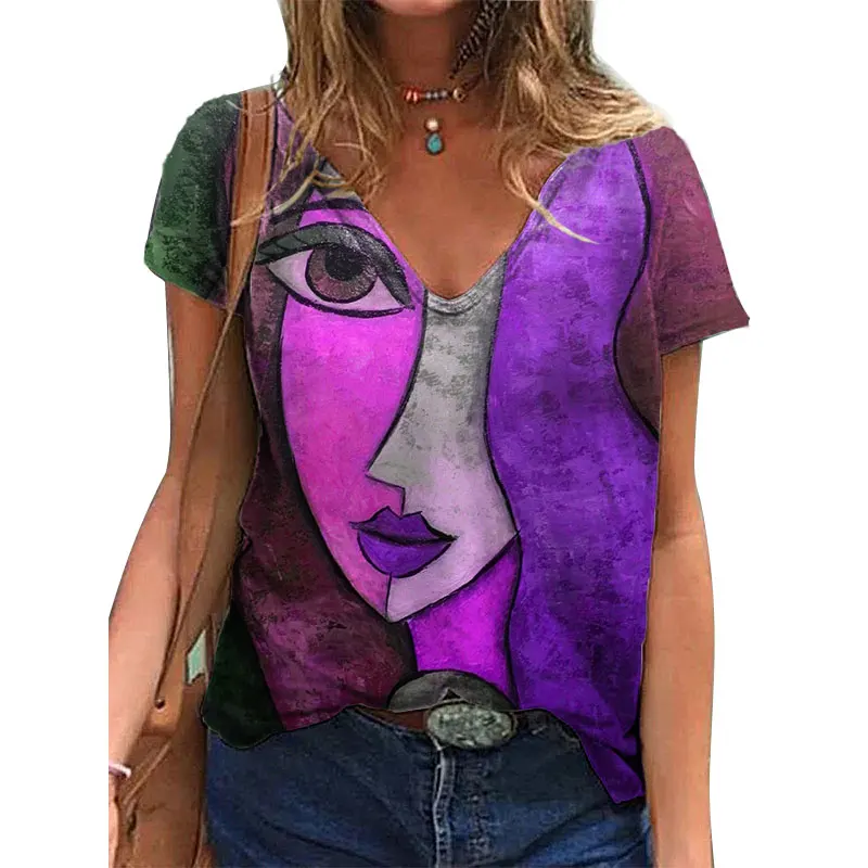 T-Shirts 2022 Women 3D Cat Printed T Shirt O-Neck Tops Casual Tee Shirt Oversize Femme Vintage Short Sleeve Camiseta Mujer
T-Shirts 2022 Women 3D Cat Printed T Shirt O-Neck Tops Casual Tee Shirt Oversize Femme Vintage Short Sleeve Camiseta Mujer