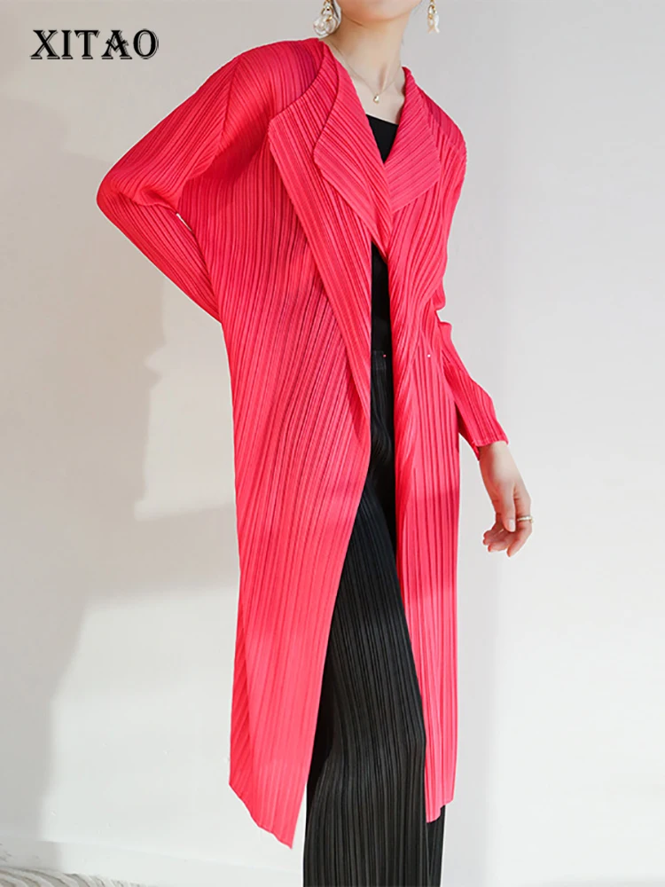 XITAO Irregular Folds Trench Solid Color Patchwork Simplicity Temperament Loose Fashion Temperament All-match Coat WMD7092
XITAO Irregular Folds Trench Solid Color Patchwork Simplicity Temperament Loose Fashion Temperament All-match Coat WMD7092