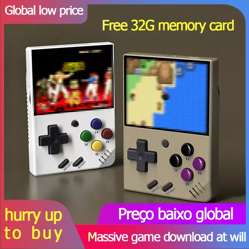 MINI V2 Portable Retro Handheld 2.8 Inch IPS HD Screen Video New Game Console Linux System Classic Nostalgic Pokemon Pocke
MINI V2 Portable Retro Handheld 2.8 Inch IPS HD Screen Video New Game Console Linux System Classic Nostalgic Pokemon Pocke