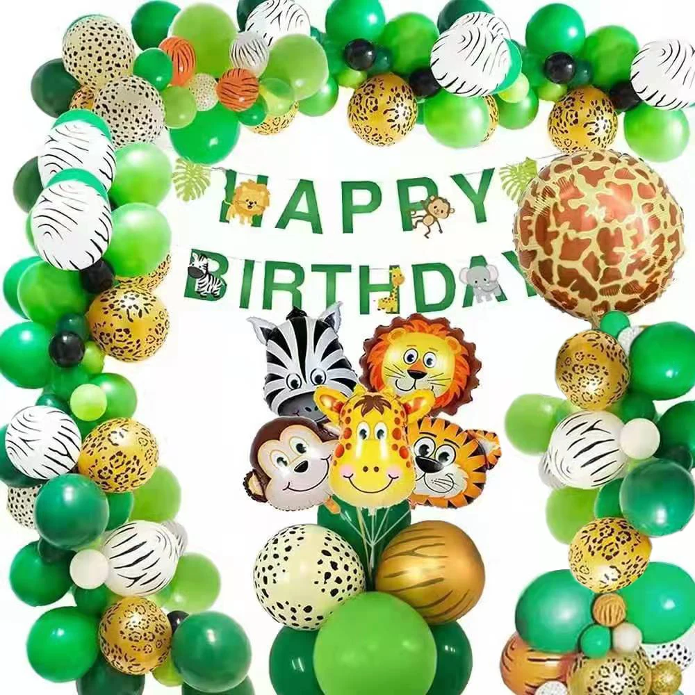 110 Pcs Jungle Animals Birthday Party Balloons Arch Garland Set Happy Birthday Banner Kids Theme Wildlife Birthday Decor Gifts
110 Pcs Jungle Animals Birthday Party Balloons Arch Garland Set Happy Birthday Banner Kids Theme Wildlife Birthday Decor Gifts