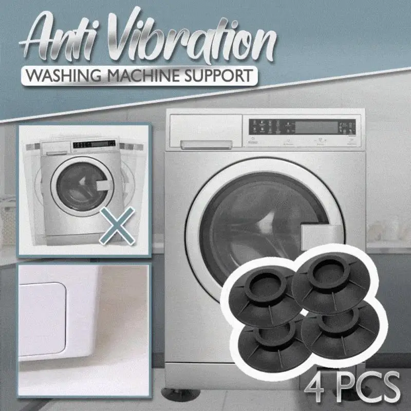 1/4pcs Antislip anti-collision silent washing machine foot cushion shock absorption pad furniture universal foot pad booster mat
1/4pcs Antislip anti-collision silent washing machine foot cushion shock absorption pad furniture universal foot pad booster mat
