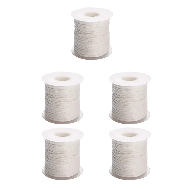 200Feet/61Meter White Candle Wick Cotton Candle Woven Wick For DIY Candle Making Material Smokeless Wax Core
200Feet/61Meter White Candle Wick Cotton Candle Woven Wick For DIY Candle Making Material Smokeless Wax Core