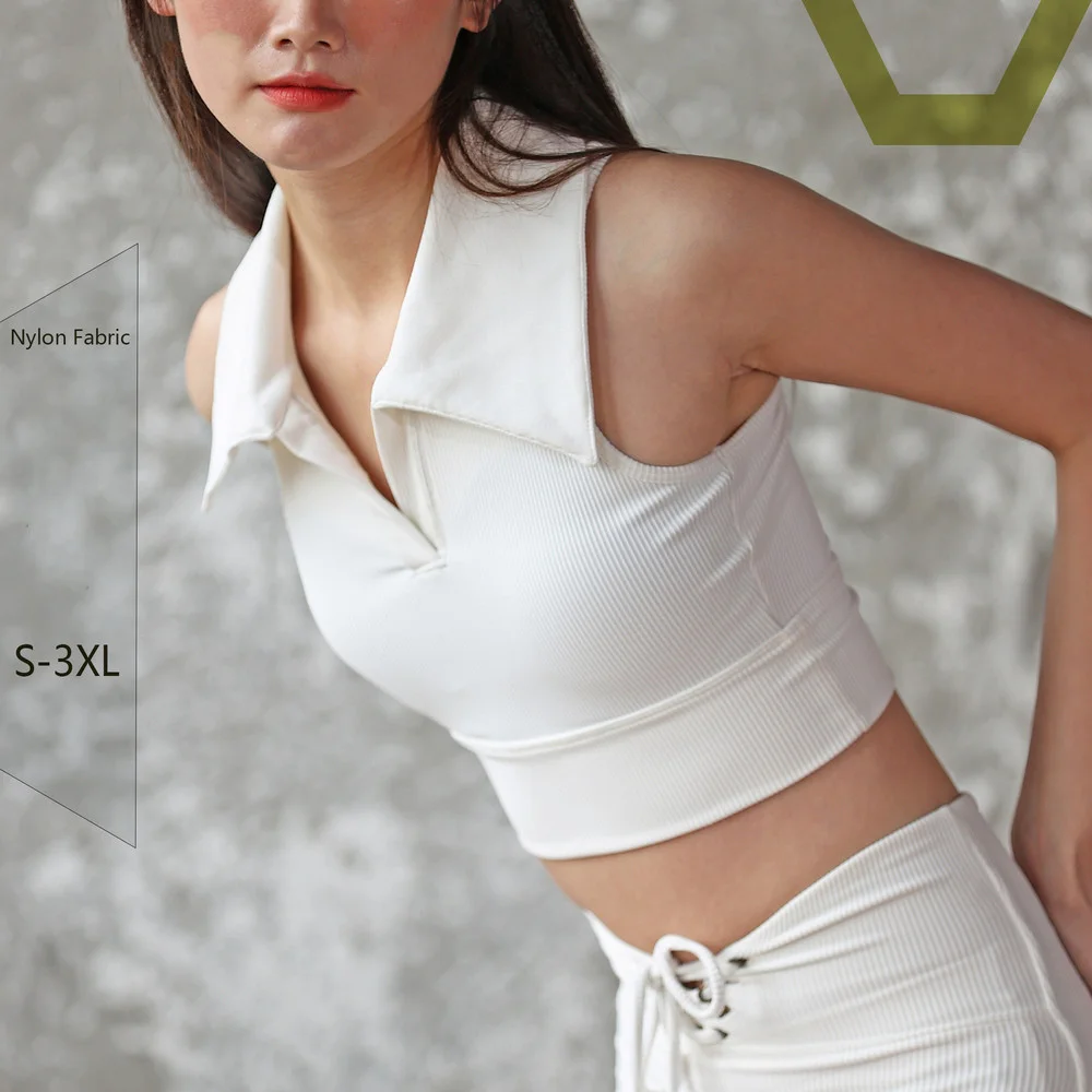 Large Size Sports Vest Yoga Fitness Bra Vice Breast Vest Shockproof Solid Deep V Ribbed Underwear Lapel Tight Fitness Tank Tops
Large Size Sports Vest Yoga Fitness Bra Vice Breast Vest Shockproof Solid Deep V Ribbed Underwear Lapel Tight Fitness Tank Tops