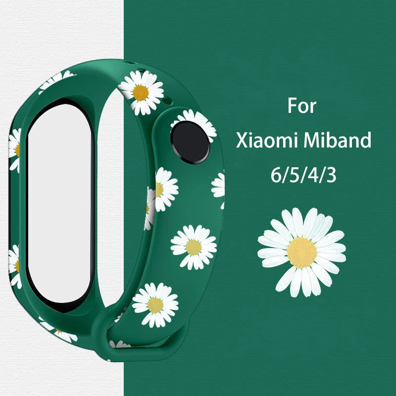 Ремешок силиконовый с принтом для Xiaomi Mi Band 7 6, сменный спортивный браслет для Miband 3 4 5, браслет для Mi band 5 6 4 6 
Ремешок силиконовый с принтом для Xiaomi Mi Band 7 6, сменный спортивный браслет для Miband 3 4 5, браслет для Mi band 5 6 4 6