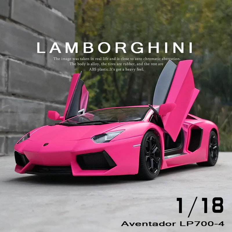 

Welly 1:18 Lamborghini Aventador LP700-4 Alloy Sports Car Model Diecast Metal Toy Car Model Simulation Collection Childrens Gift