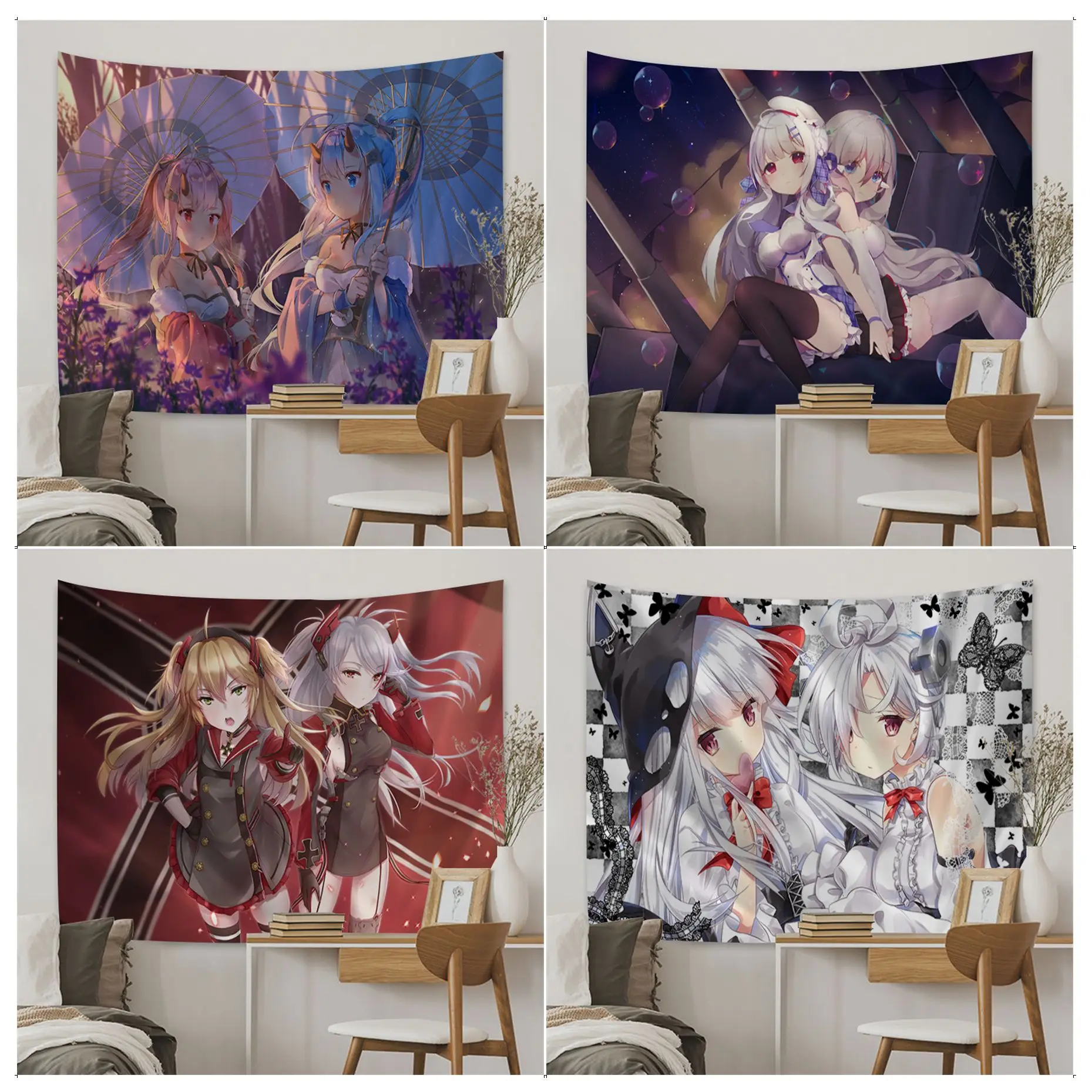 Azur Lane Cartoon Tapestry Cheap Hippie Wall Hanging Bohemian Wall Tapestries Mandala Home Decor
Azur Lane Cartoon Tapestry Cheap Hippie Wall Hanging Bohemian Wall Tapestries Mandala Home Decor