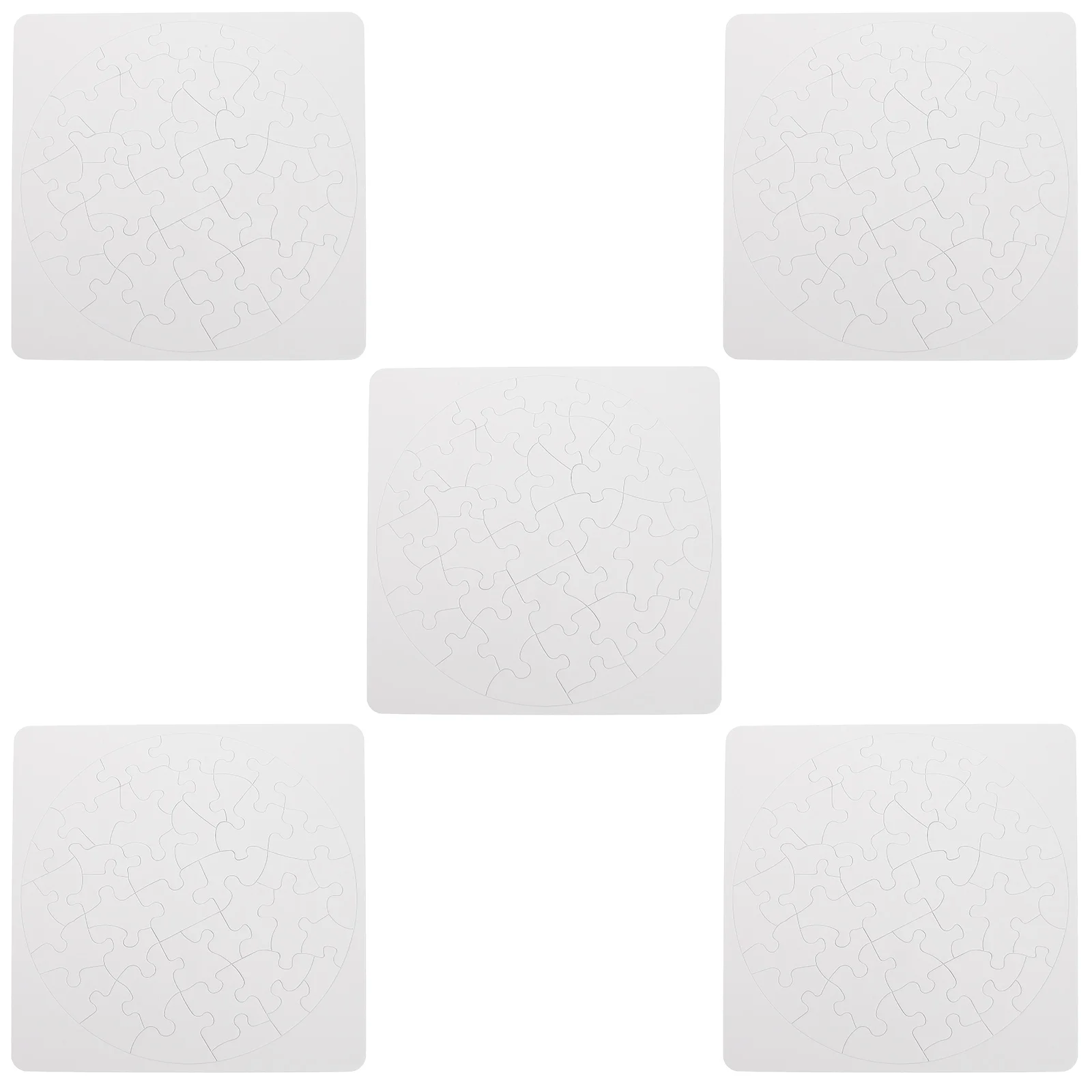 5 Sets Sublimation Transfer Puzzle Blank Thermal Transfer Puzzle DIY Heat Transfer Craft
5 Sets Sublimation Transfer Puzzle Blank Thermal Transfer Puzzle DIY Heat Transfer Craft