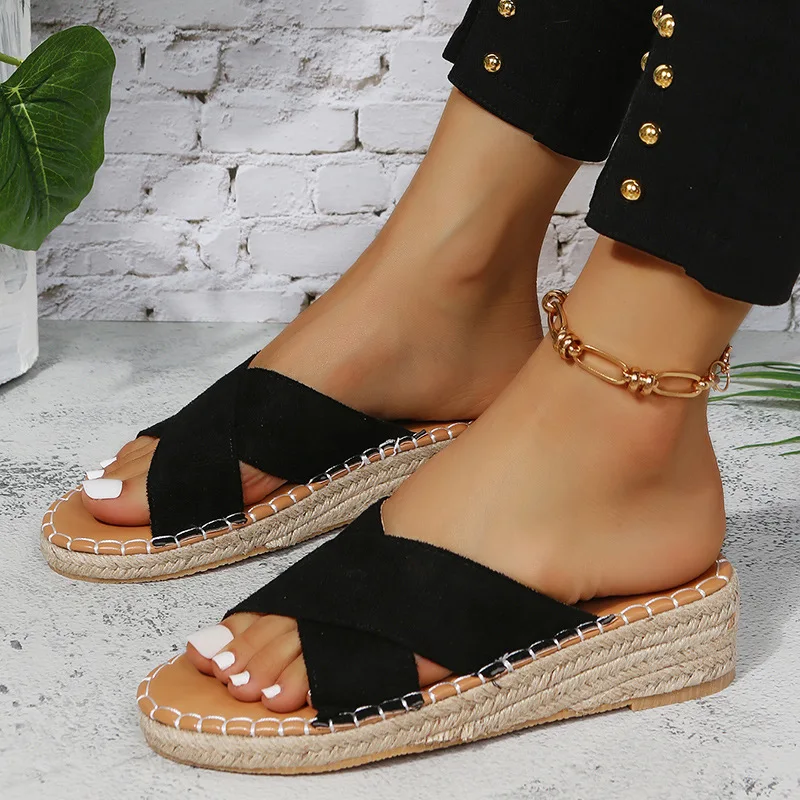 Woman Summer 2022 Platform Wedge Slippers Flip Flops Shoes Sandals Heels Pumps Elegant Medium Heel Women's Shoes Fisherman Shoes
Woman Summer 2022 Platform Wedge Slippers Flip Flops Shoes Sandals Heels Pumps Elegant Medium Heel Women's Shoes Fisherman Shoes