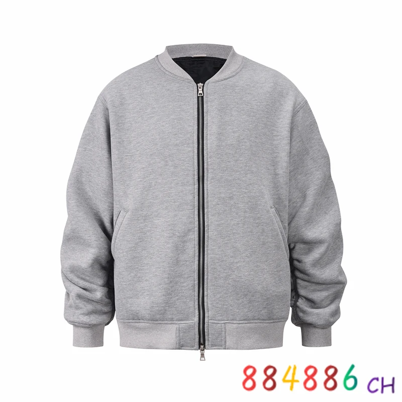 Solid Color Baseball Jacket Men Zipper Windbreaker Jacket Coat Male Streetwear Trendy Outwear Machete Rubber Sleeve Jacket Coats
Solid Color Baseball Jacket Men Zipper Windbreaker Jacket Coat Male Streetwear Trendy Outwear Machete Rubber Sleeve Jacket Coats
