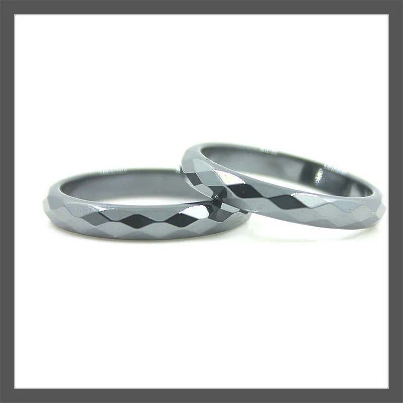 4mm Wide Black Hematite 5A Quality Facets Ring (1pc) Natural Stone Ring for Men Women Charm Jewelry Not Allergic
4mm Wide Black Hematite 5A Quality Facets Ring (1pc) Natural Stone Ring for Men Women Charm Jewelry Not Allergic