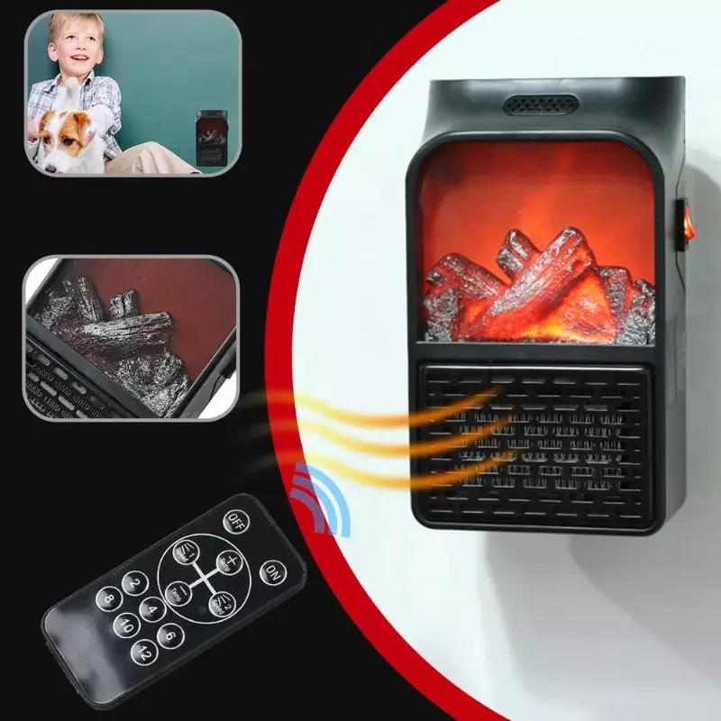 Mini Electric Fan Heater Remote Control Portable Desktop Household Plug-in Room Heater Air Heating Space Winter Warmer Fan
Mini Electric Fan Heater Remote Control Portable Desktop Household Plug-in Room Heater Air Heating Space Winter Warmer Fan
