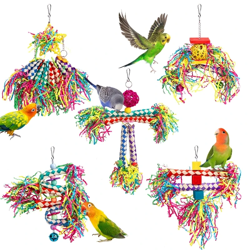 Budgies Bird Parakeets Hanging Shredding Parrot Love 5 Blocks Foraging Toy Toys Birds Colorful For Wooden Piece Chewing
Budgies Bird Parakeets Hanging Shredding Parrot Love 5 Blocks Foraging Toy Toys Birds Colorful For Wooden Piece Chewing