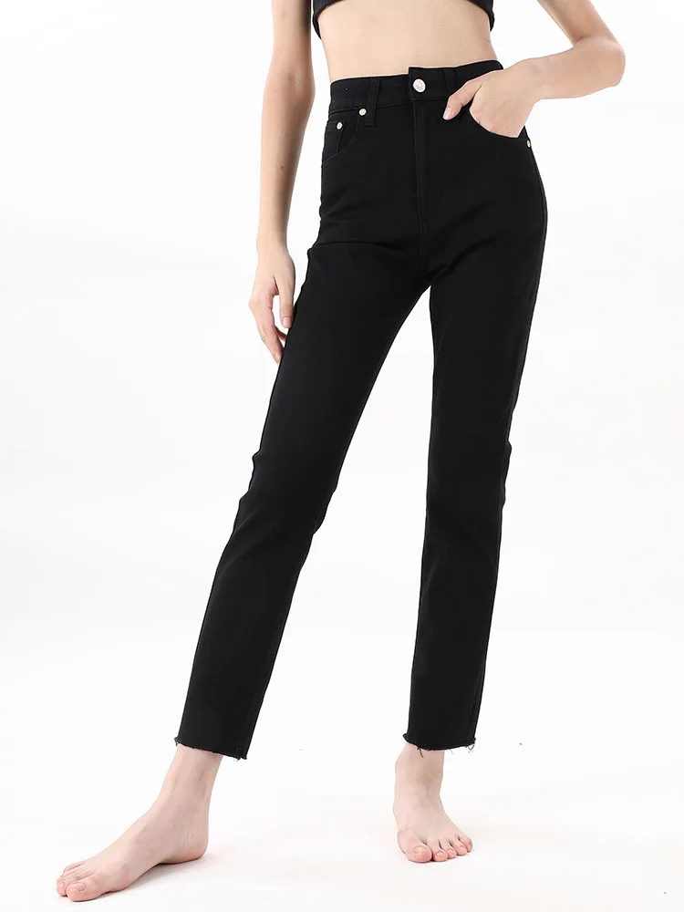 VGOZE Black Jeans for Women Cigarette Pipe Slim Cut Off Pencil High Waist Small Straight Pant Female 2022 Summer New Style
VGOZE Black Jeans for Women Cigarette Pipe Slim Cut Off Pencil High Waist Small Straight Pant Female 2022 Summer New Style