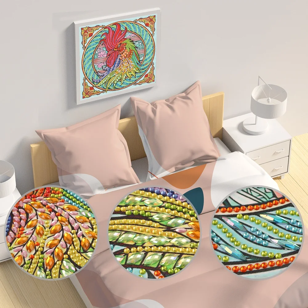 5D DIY Special Shape Diamond Painting Cock Mosaic Kit Crystal Rhinestone Drawing Picture Home Wall Decoration Art Craft
5D DIY Special Shape Diamond Painting Cock Mosaic Kit Crystal Rhinestone Drawing Picture Home Wall Decoration Art Craft