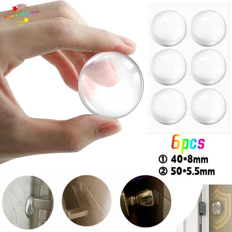 30/20/6Pcs Clear Soft Silicone Wall Protector Self-adhesive Door Handle Bumper Protective Plug Non-slip Round Doors Stop Muffler
30/20/6Pcs Clear Soft Silicone Wall Protector Self-adhesive Door Handle Bumper Protective Plug Non-slip Round Doors Stop Muffler