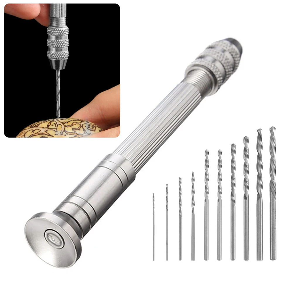 Jewelry Tools Mini Hand Drill With 0.3-3.2mm Drill Screw Handheld Driller For Epoxy Resin Jewelry Making DIY Wood Craft DIY Tool
Jewelry Tools Mini Hand Drill With 0.3-3.2mm Drill Screw Handheld Driller For Epoxy Resin Jewelry Making DIY Wood Craft DIY Tool