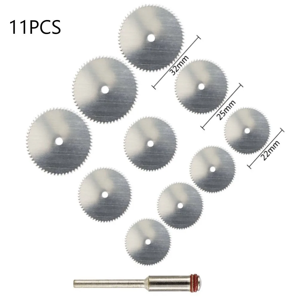 11pcs HSS Circular Saw Blade Rotary Tool For Cutting Metal Wood Cutting Disc Cutter 22/25/32mm Grinding Wheel Power Tools
11pcs HSS Circular Saw Blade Rotary Tool For Cutting Metal Wood Cutting Disc Cutter 22/25/32mm Grinding Wheel Power Tools
