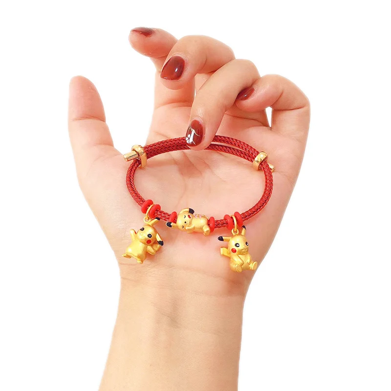 New Anime Pokemon Pikachu Bracelet Creative Cartoon Pocket Monster Cute Transport Beads Friend Children Gift Jewelry Hand Chain
New Anime Pokemon Pikachu Bracelet Creative Cartoon Pocket Monster Cute Transport Beads Friend Children Gift Jewelry Hand Chain