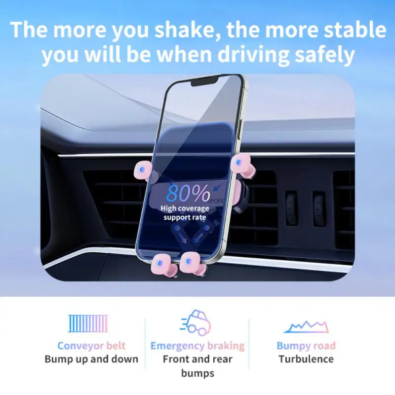 Car Phone Holder Air Vent Clip Smartphone Stand Gravity Support Mount For iPhone Huawei SamsungXiaomi Universal GPS Stand In Car
Car Phone Holder Air Vent Clip Smartphone Stand Gravity Support Mount For iPhone Huawei SamsungXiaomi Universal GPS Stand In Car