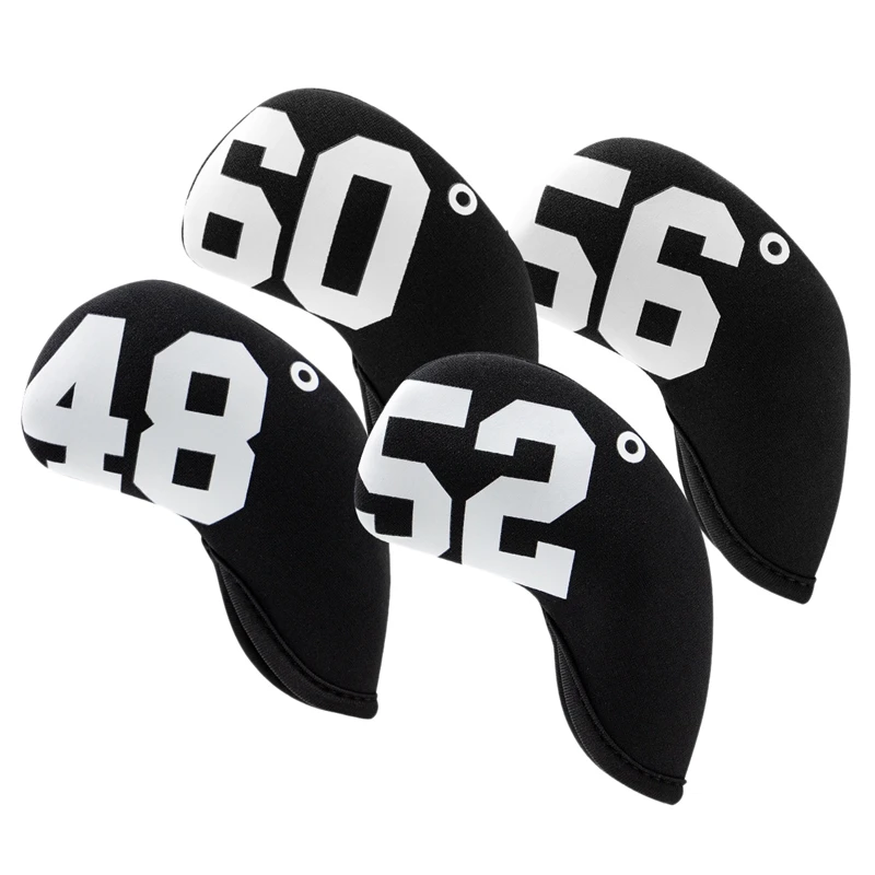 New-4Pcs/Set Waterproof Golf Club Head Covers 48° 52° 56° 60° Angle Iron Cover for Golf Putter Head
New-4Pcs/Set Waterproof Golf Club Head Covers 48° 52° 56° 60° Angle Iron Cover for Golf Putter Head