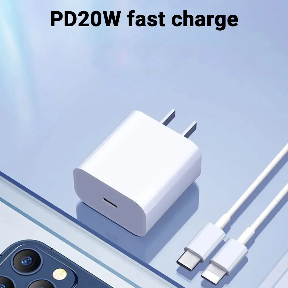 

PD 20W 12W Charger For Samsung Xiaomi Huawei OPPO VIVO iPhone 11 12 13 14 Charger Typp C USB C Cable Fast Charging Accessories