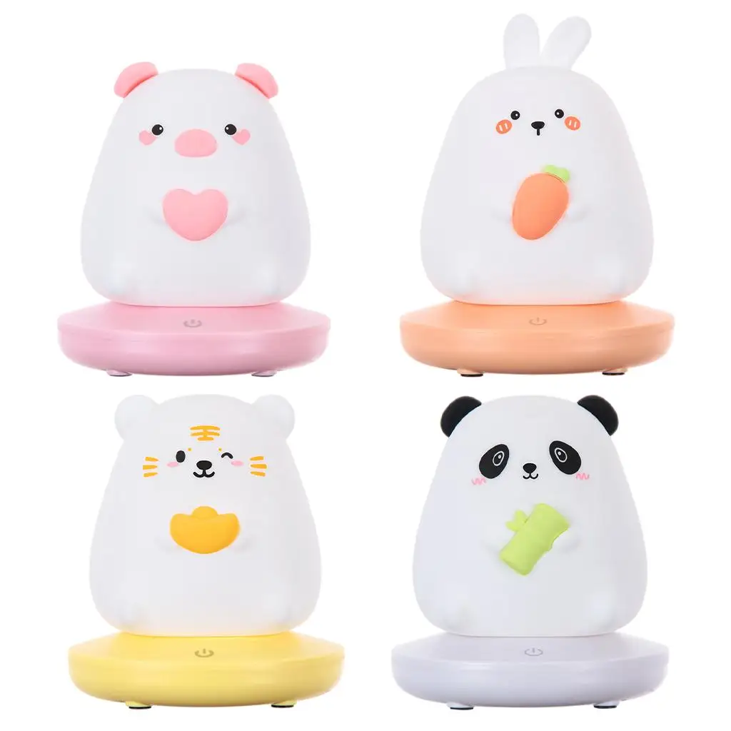 Portable Silicone Night Light Protection Eye Touch Sensor Animals Night Lamp LED Night Light Sleep Lamp for Bedside Nursery Home
Portable Silicone Night Light Protection Eye Touch Sensor Animals Night Lamp LED Night Light Sleep Lamp for Bedside Nursery Home
