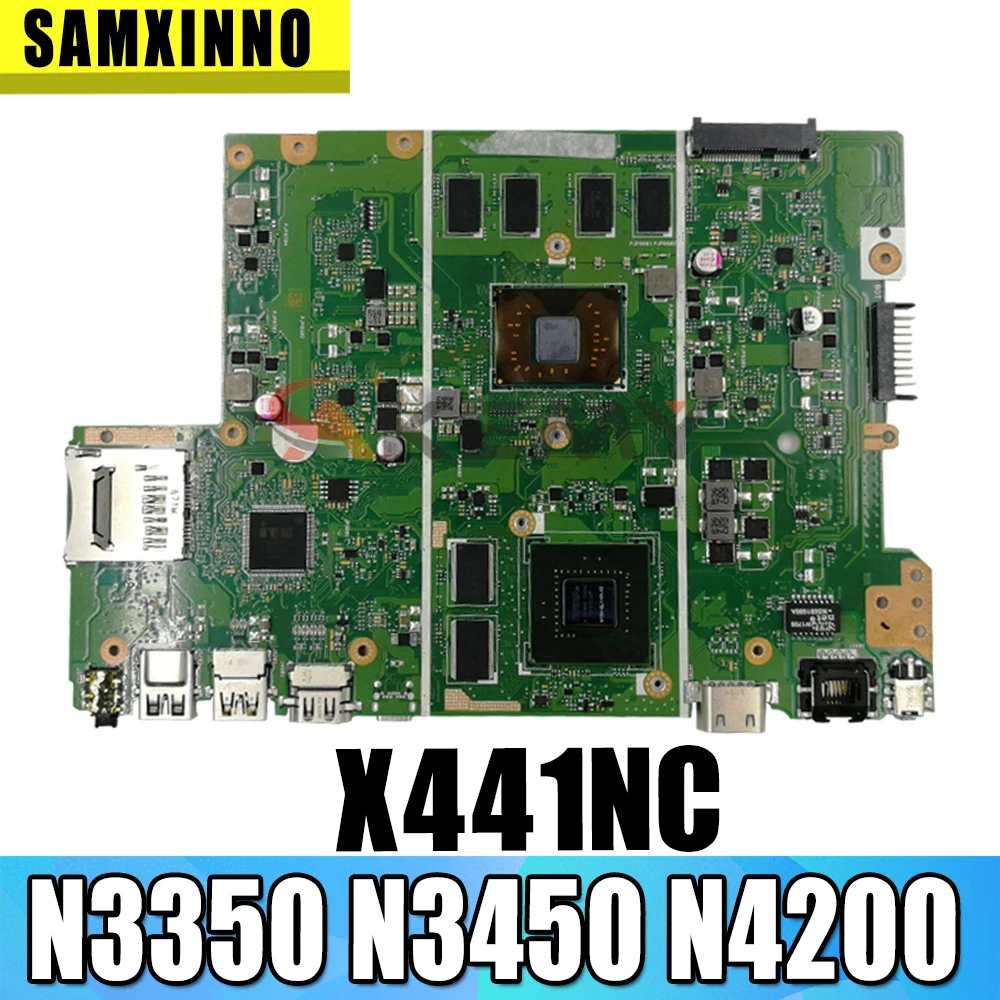 Материнская плата X441NC N3350 N3450 N4200 CPU 4 Гб RAM GT810M GPU для ноутбука REV2.1/2,2 для ASUS X441N X441NC F441N материнская плата для ноутбука
Материнская плата X441NC N3350 N3450 N4200 CPU 4 Гб RAM GT810M GPU для ноутбука REV2.1/2,2 для ASUS X441N X441NC F441N материнская плата для ноутбука