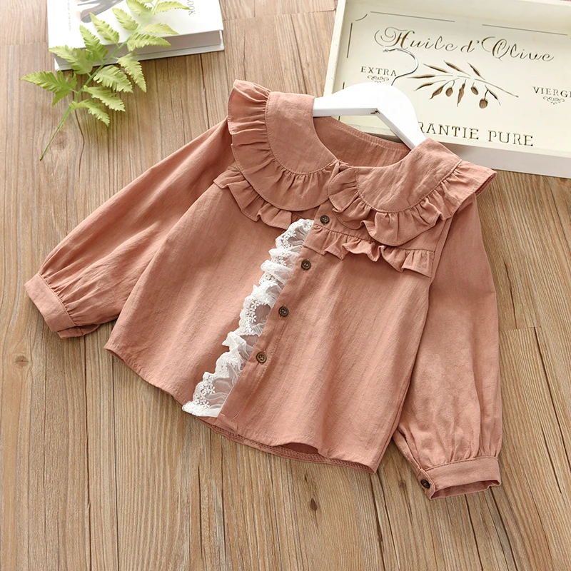 Sweet Lace Shirt for Girls Ruffles Breathable Blouse Spring Clothes Kids Tops Princess Korean Style Blouse Tees
Sweet Lace Shirt for Girls Ruffles Breathable Blouse Spring Clothes Kids Tops Princess Korean Style Blouse Tees