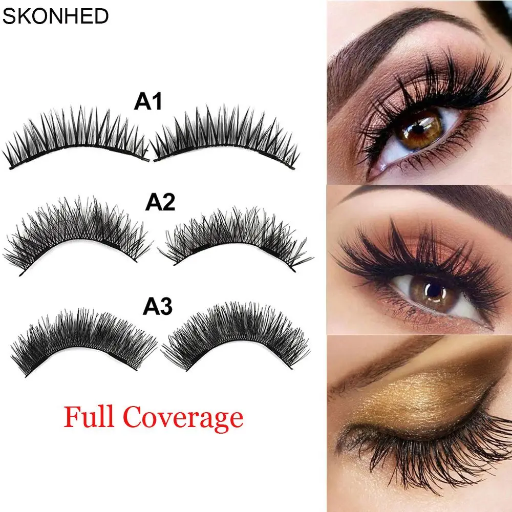 SKONHED 4 Pcs Reusable Handmade Thick Cross False Eyelashes Extension Tools 3D Silk Fiber Dual Magnet
SKONHED 4 Pcs Reusable Handmade Thick Cross False Eyelashes Extension Tools 3D Silk Fiber Dual Magnet