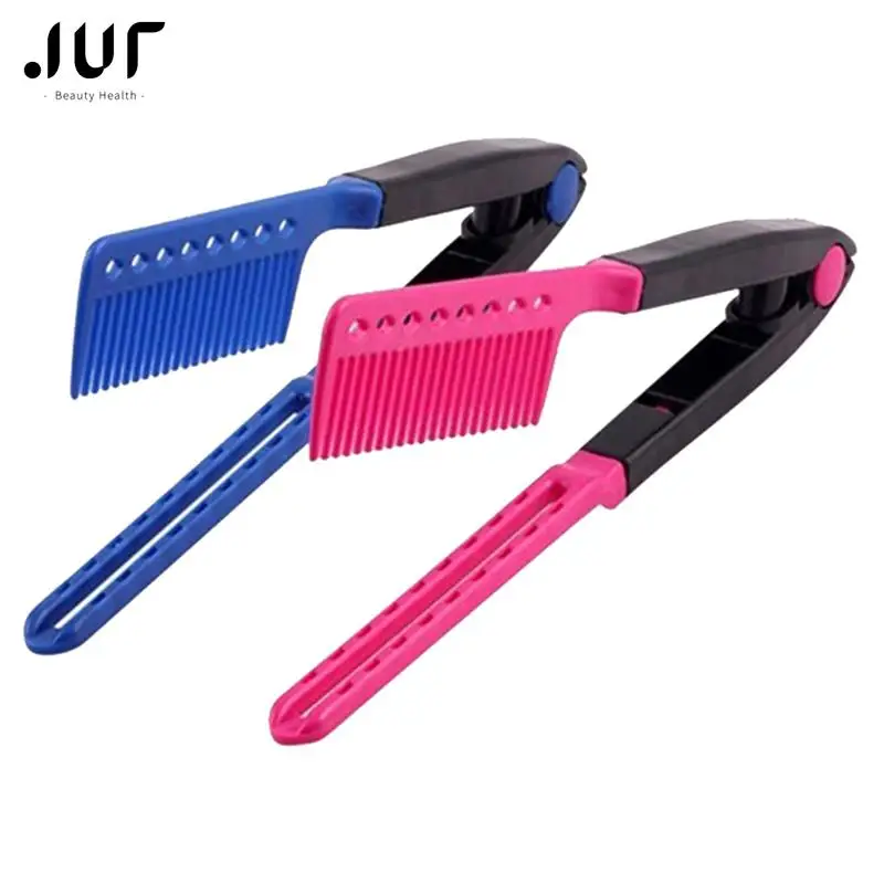 1PC V Type Hair Straightener Comb Portable DIY Salon Haircut Hairdressing Styling Clip Washable Folding Hair Anti-Static Brush
1PC V Type Hair Straightener Comb Portable DIY Salon Haircut Hairdressing Styling Clip Washable Folding Hair Anti-Static Brush