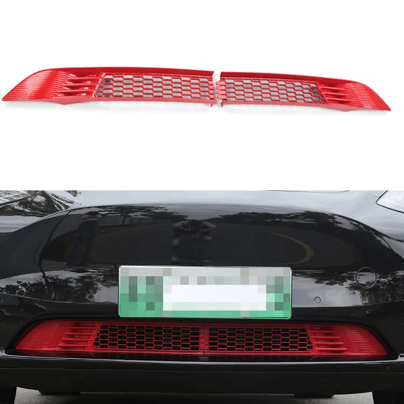 

Gloss Black For Tesla Model Y Segmented Insect Proof Net Anti Dust Garbage Inner Grill Air Inlet Protection Cover Accessories
