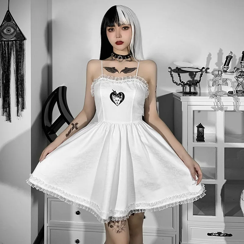 Black Mini Dress Gothic Vintage Sexy Spaghetti Strap High Waist Women Dresses 90s Egirl Punk Grunge Slim Party Club Women Dress
Black Mini Dress Gothic Vintage Sexy Spaghetti Strap High Waist Women Dresses 90s Egirl Punk Grunge Slim Party Club Women Dress